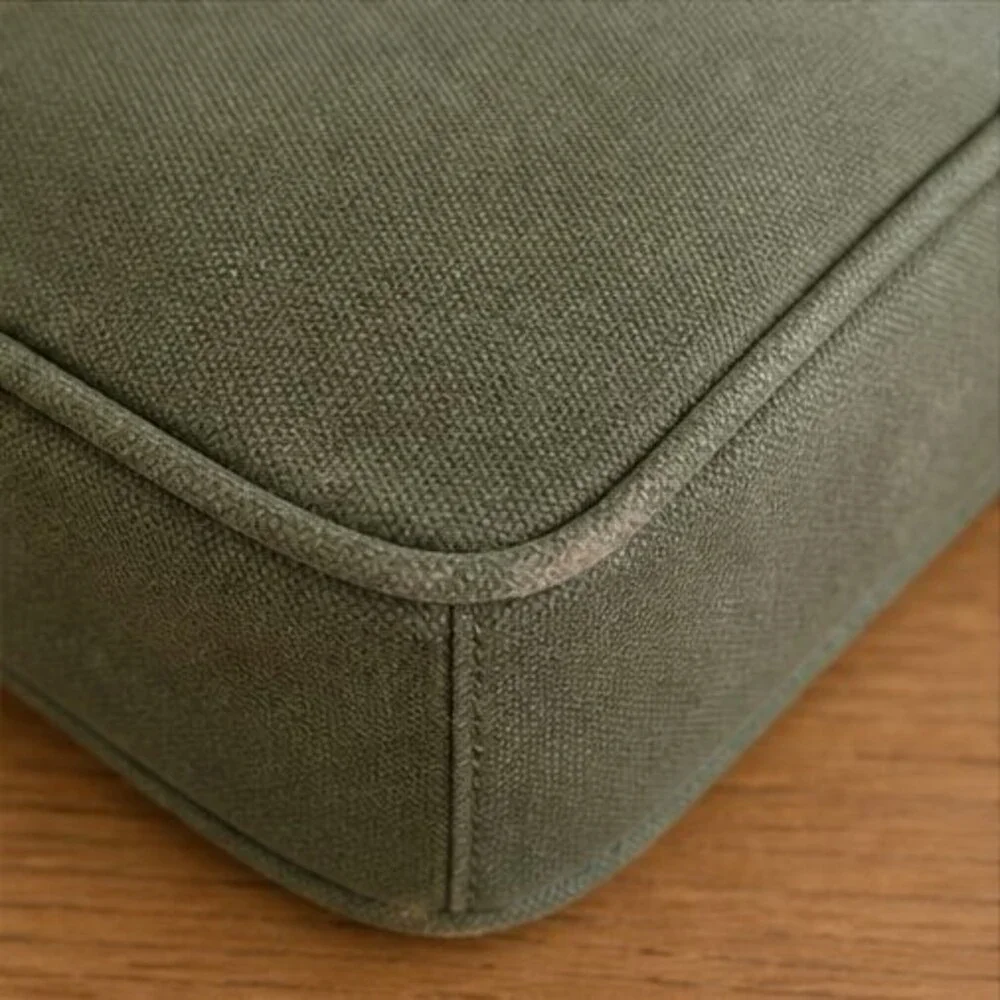 Olive Canvas Crossbody Bag